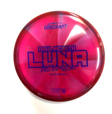 Discraft 2025 Tour Series Paul McBeth Z Swirl Luna RED 174g
