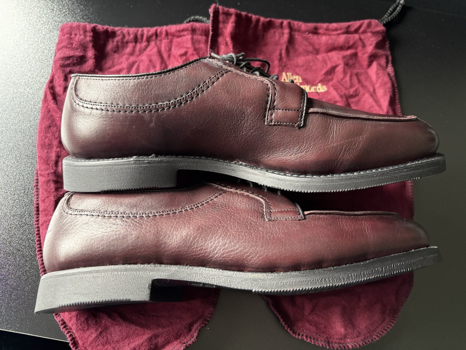 SAOLA ?ALLEN EDMONDS Stockbridge Oxford marrone stringato 10 5D u Come nuovo!