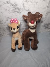 Dan Dee Rudolph The Red Nose Reindeer Musical Light Up Plush  Clarice 14"