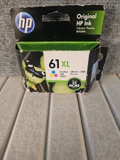 HP 61XL Tri-Color Ink Cartridges For Deskjet exp 06/23 Sealed