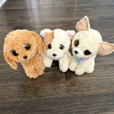 TY Beanie Boos Dog Plush Lot   Puppy  Chihuahua   Glitter Eyes   6  Bundle