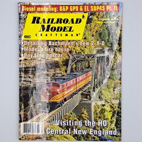 Railroad Model Craftsman April 1999 Magazine HO Diesel Modeling