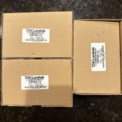 TDK-Lambda DSP60-12 DIN Rail Power Supply 12V 4.5A 54W AC-DC Industrial PSU NEW