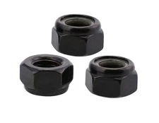 Black Steel Nylon Insert Lock Nuts Hex Nylock Nut M2 M3 M4 M5 M6 M8 M10 M12