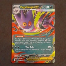 Pokémon Mega Gengar EX Full Art Doppia Rara Holo 056/094 Me02 Fiamme Fantastiche