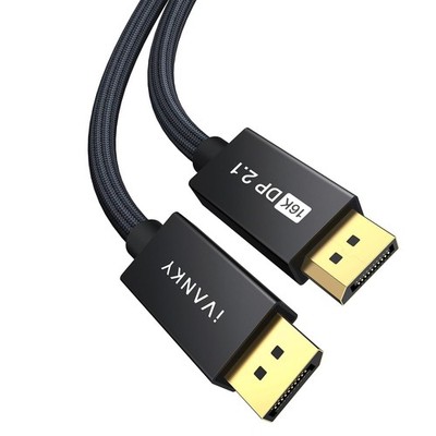 DisplayPort 2.1 Kabel   16K/60Hz, 8K/120Hz, 4K/240Hz, HDR, G-Sync