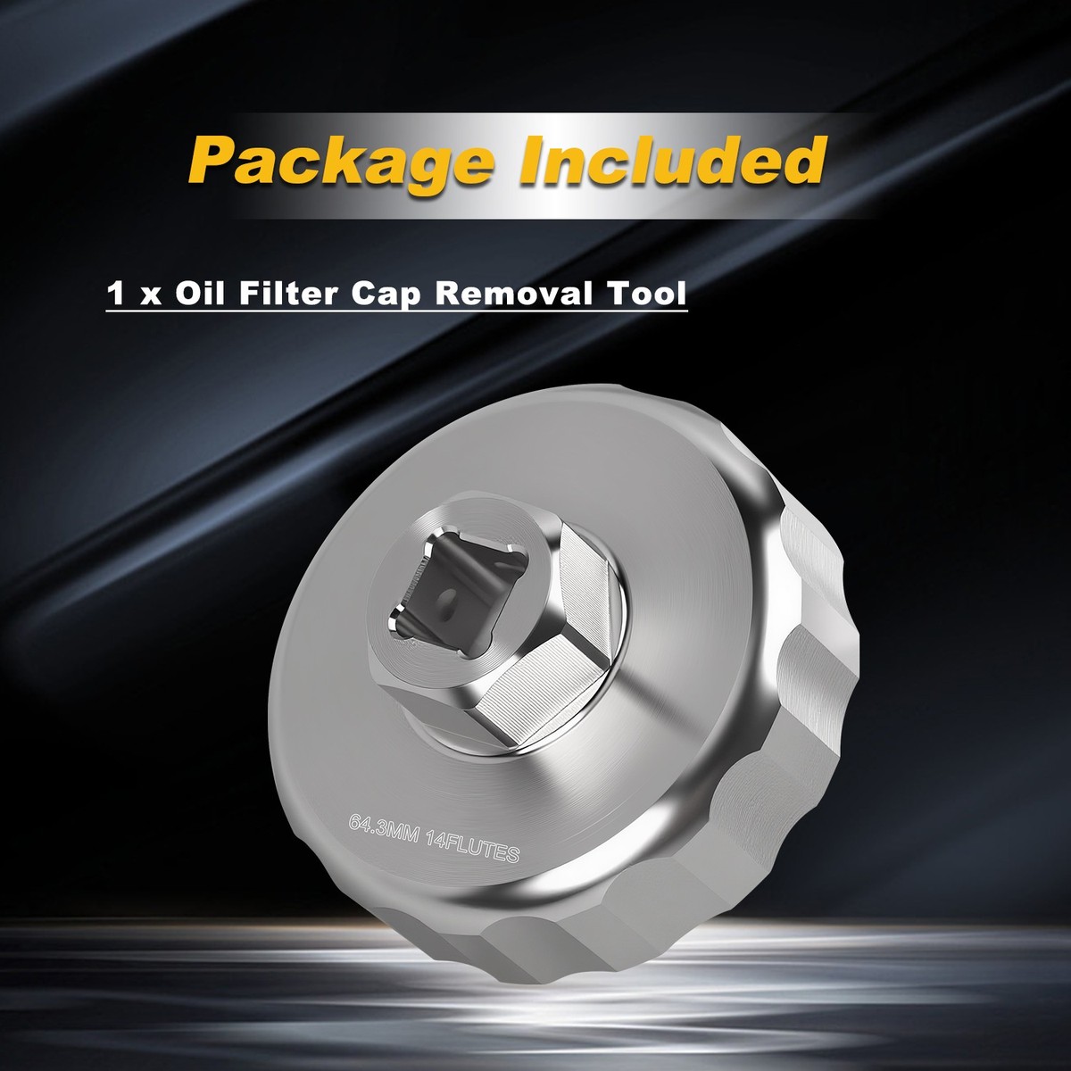 Stainless Steel Oil Filter Cap Wrench for 90915-YZZN1 Toyota Prius