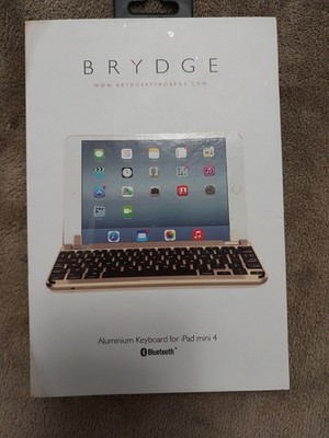 Brydge BT Gold Keyboard for iPad Mini (Designed for 4th Gen+) 