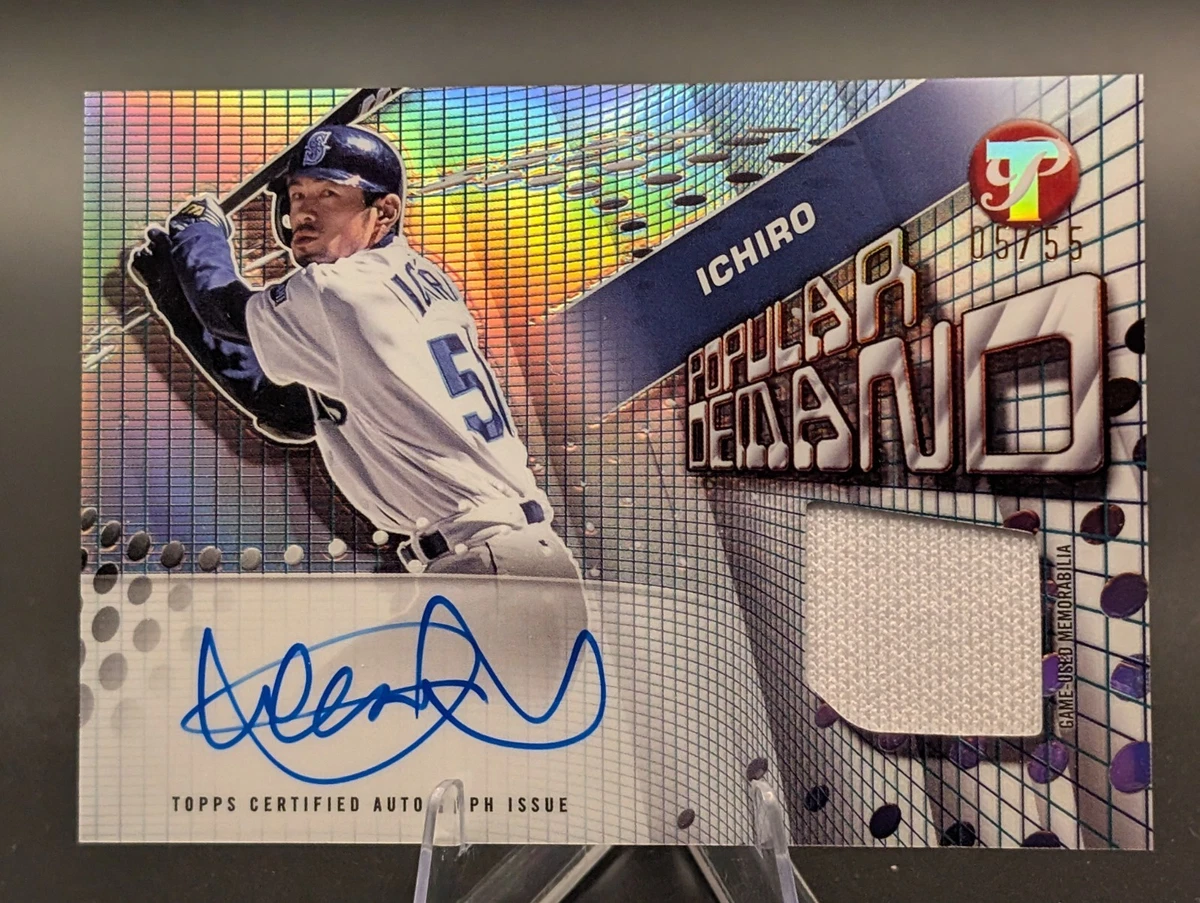 Ichiro Suzuki Seattle Mariners Baseball Autographed Sports Trading