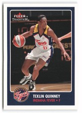 2001 Fleer Tradition WNBA #151 Texlin Quinney Indiana Fever