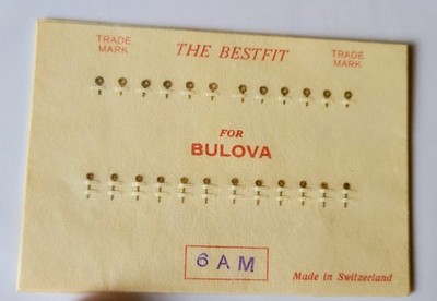 BESTFIT FOR BULOVA WATCH HANDS 6 AM WATCHMAKER REPLACEMENT PARTS WRISTWATCH FULL