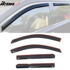 Fits 10-17 GMC Terrain Window Visors Acrylic In-Channel Rain Wind Shade 4PCS Set