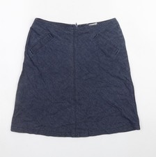 Rock V Teens Blue A-Line Cotton Denim Skirt XS