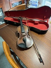 Antique Violin - Full Size - Made in Italy - C1850 Case Included