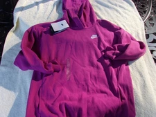 NWT Nike hooded blend pullover, Kids M, L, XL, fushia (pink-purple), Oversized
