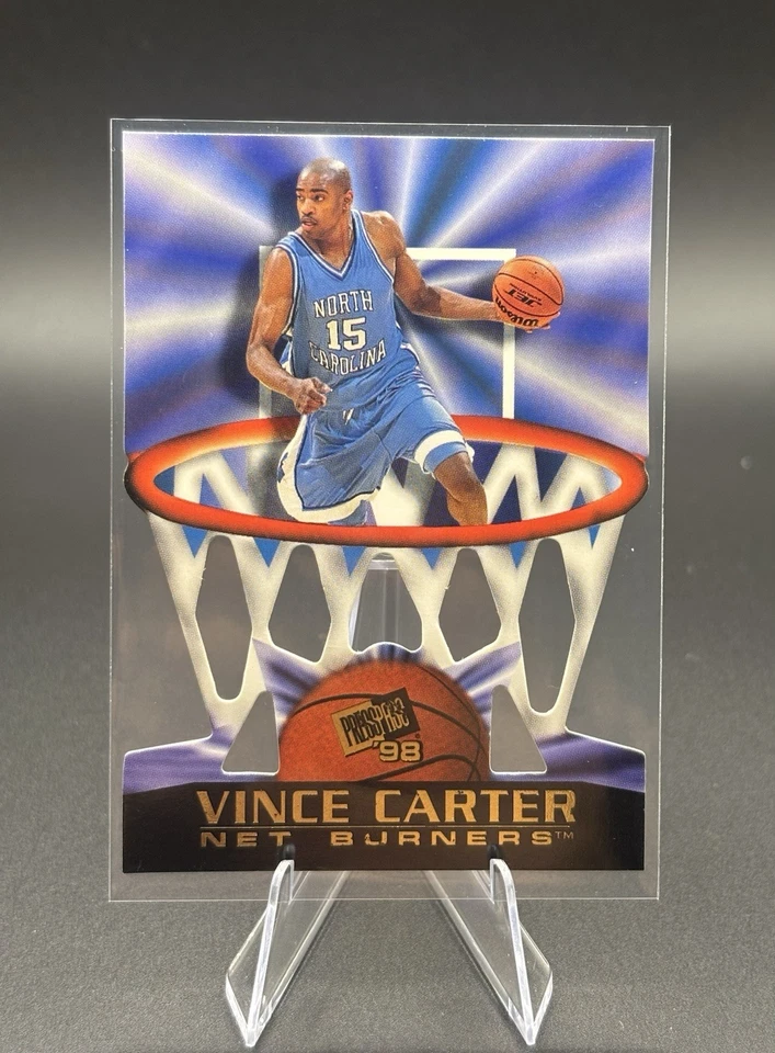 1999-00 Topps - All-Matrix Vince Carter #AM12 y 1998 Press Pass Net Burners #NB4 Foto 3 de 4
