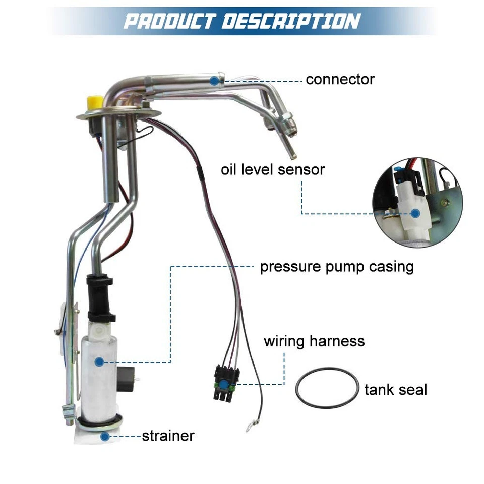 Módulo de bomba de combustible E3621S para camiones GMC C/K 1500-3500 1988-1995 Foto 3 de 4