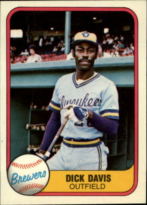 1981 Fleer #527 Dick Davis - BB
