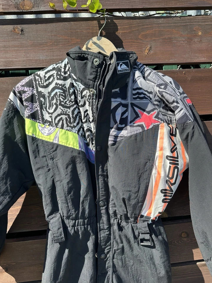 Traje de esquí vintage Y2K años 90 Quicksilver niños talla 12 Foto 2 de 4