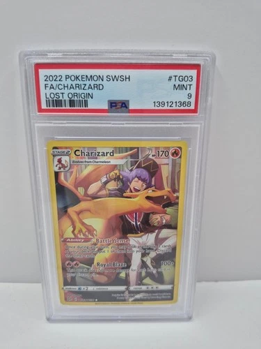 Charizard Ultra Rare SWSH11: Lost Origin Trainer Gallery TG03/TG30  PSA  Pokemon