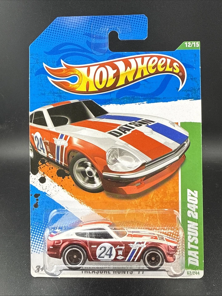 2011 Hot Wheels RED DATSUN 240Z Super Treasure Hunt 12/15 Free Shipping LOOK JDM - Image 3 of 4