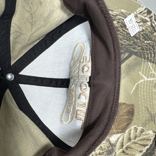 Vintage Mathews Solocam Bogenschießen Logo Realtree Advantage Camouflage Druckknopflasche Mütze hergestellt in den USA - Bild 9 von 12
