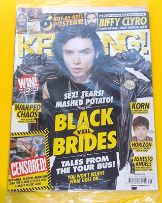 Kerrang! 1576 July 11  2015 - Black Veil Brides, Biffy Clyro, Korn - New Sealed