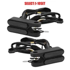 Motorcycle Flowing LED Turn Signals Handlebar Light Amber White for Harley 4-40x