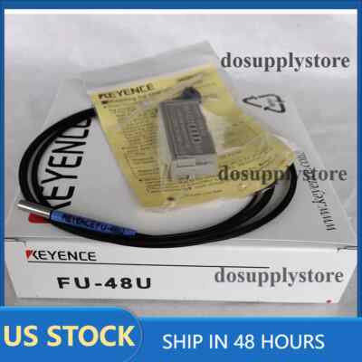 KEYENCE FU-48U Fiber Optic Sensors FU48U New In Box One Free Shipping