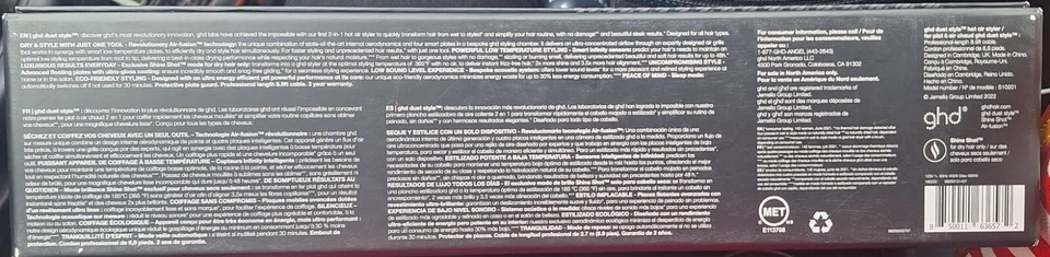 ghd дуэт стиль 2-в-1 горячий воздух стайлер - черный (S10201) новый нераспечатанный - Изображение 3 из 4