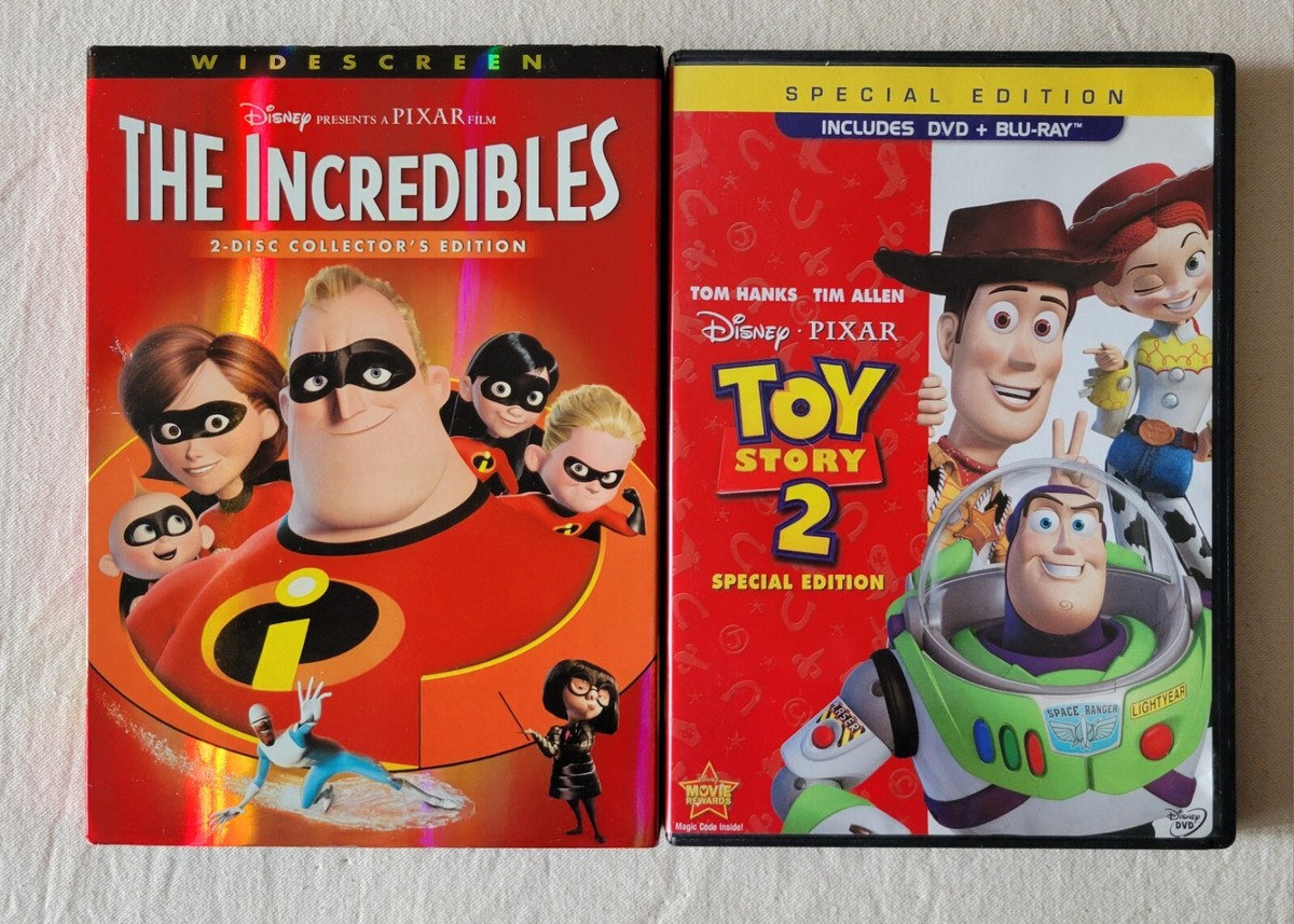 Disney - uu　DVD Disney Blu Ray Toy Story 2 DVD The Incredibles | eBay