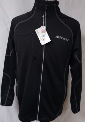 New North End Mens Medium Black Gravity Performance Full Zip Fleece Jacket