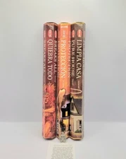 ROMPE BRUJERIA INCIENSO SET 60Pcs/SUERTE Y PROTECCION ORACION AMULETO INCL