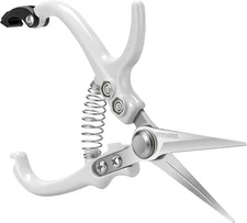 VIVOSUN 6.7" Bypass Pruning Shears for Gardening,W/Straight Grade SK5  Blades