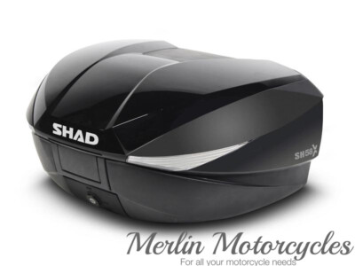 SHAD SH58X GLOSS BLACK EXPANDABLE TOP BOX CASE CARRIER RIGID