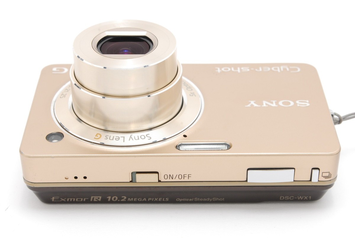 Near Mint/Box〉SONY Cyber-Shot DSC-WX1 Gold Digital Camera w