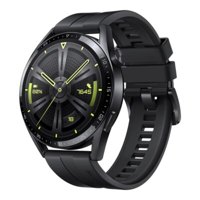HUAWEI WATCH GT 3 46mm GPS, iOS & Android, Steel Case, active Edition, schwarz