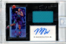 2019/20 Panini One And One Premium Jersey Rookie Auto #PRJA-PJW P.J. Washington