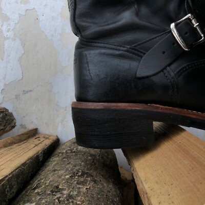 Vintage Chippewa engineer leather work boots 9E | eBay
