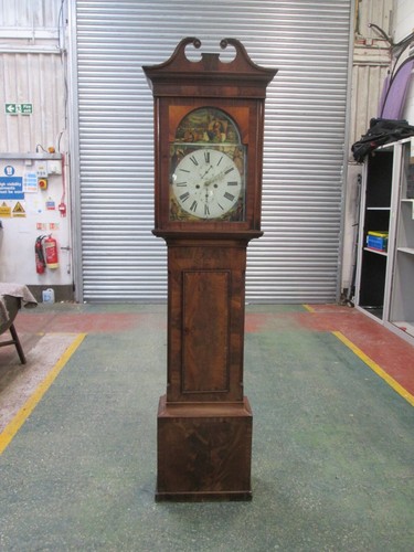 Antique "William Smith & Irvine" 8 DAY Long case Grandfather Clock. Working.