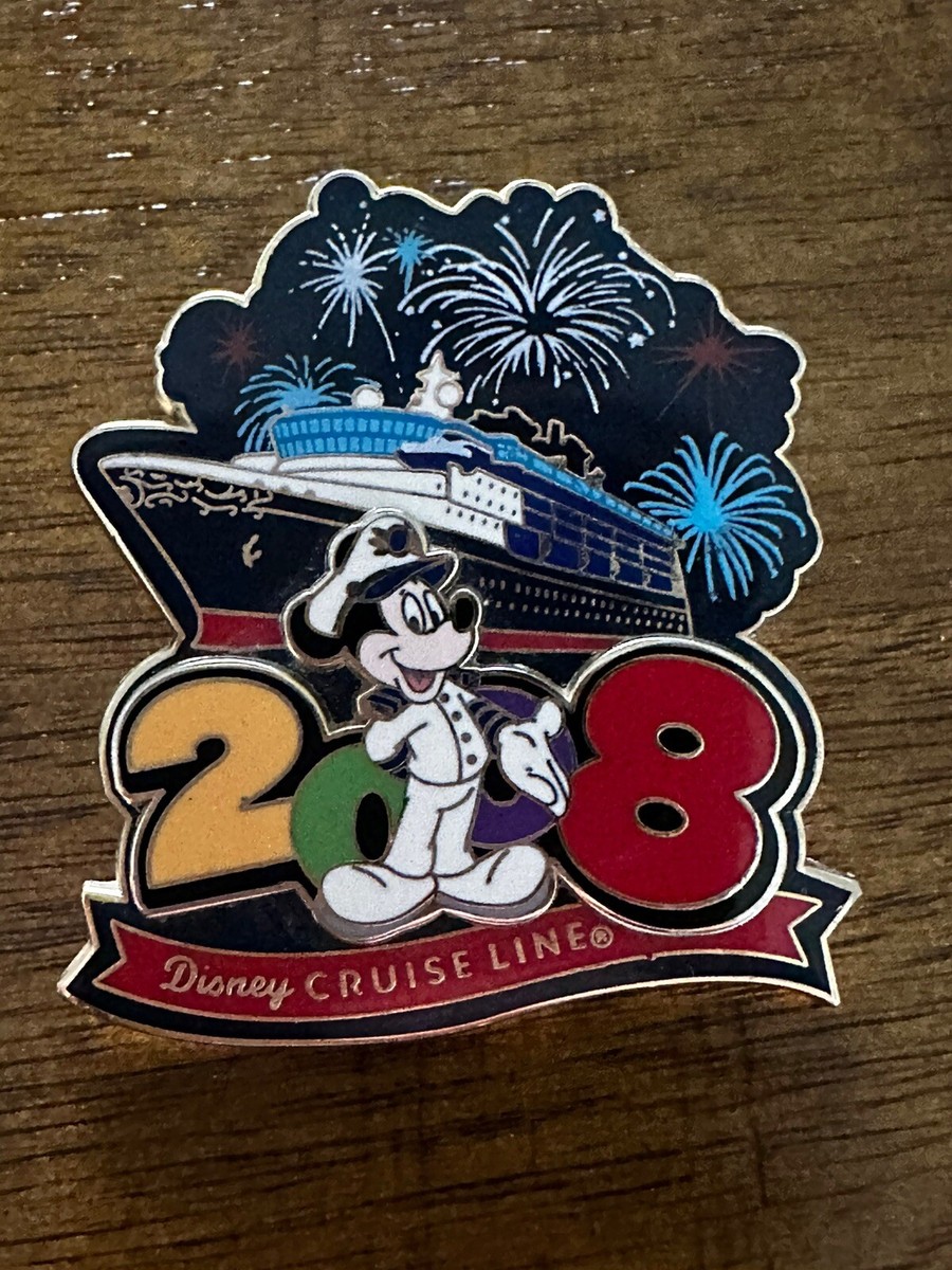 Disney Cruise Line DCL 2008 Captain Mickey Pin Fireworks Disney