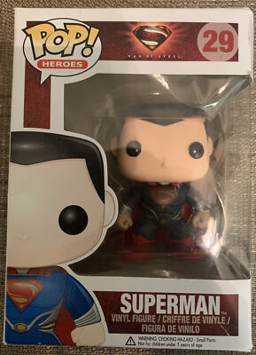 Funko Pop Superman Man of Steel #29 Rare/Vaulted | eBay