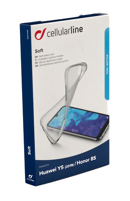 Cellularline Soft Huawei Y5 2019 Honor 8S Schutz Hülle Slim Gummi Klar Cover 668