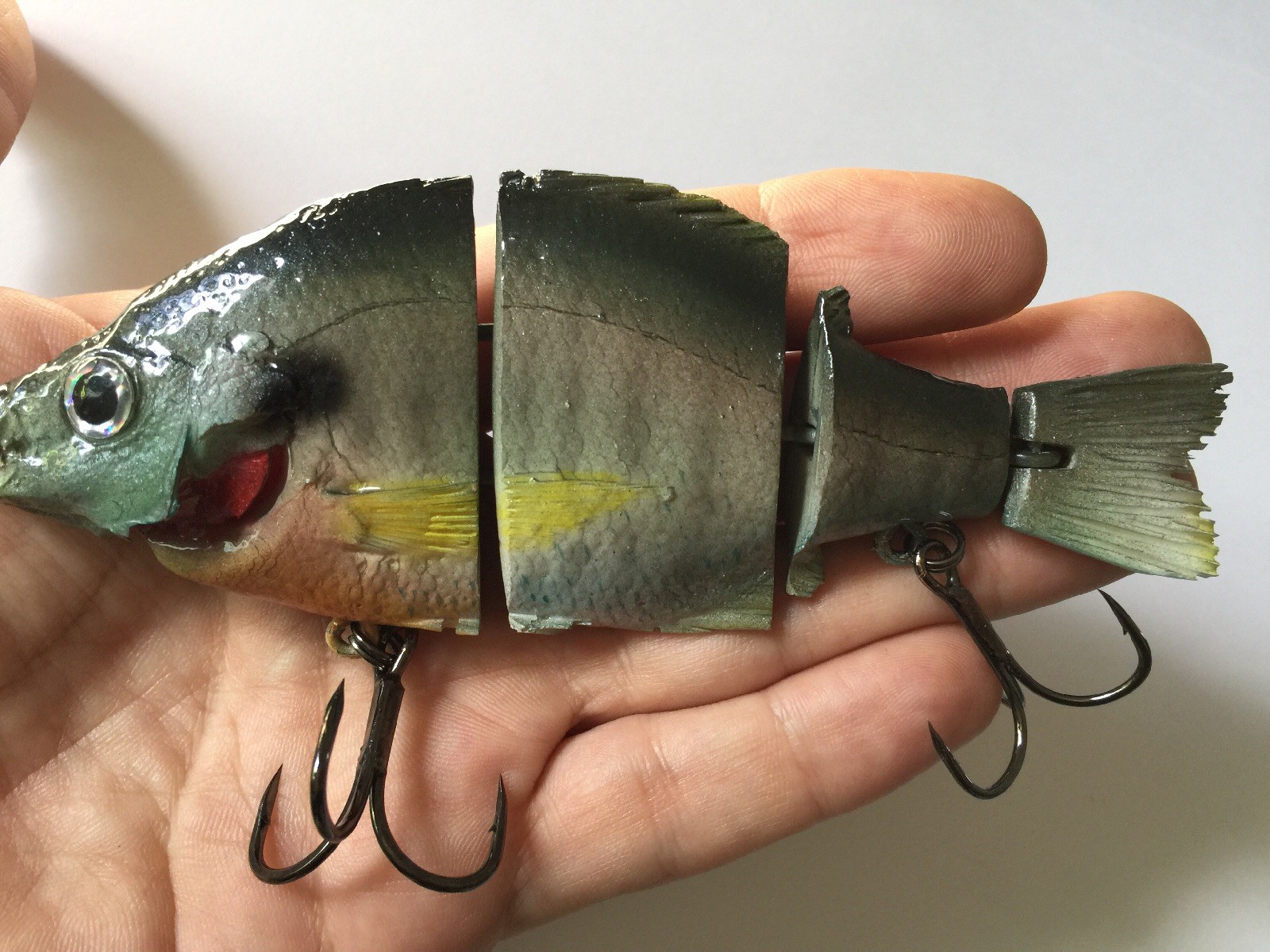Bluegill Swimbait Floating Topwater Realistic Custom Handcrafted Gill - Image 2