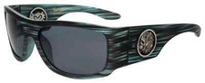 Black Flys Racer Fly Sunglasses - Christian Fletcher - Blue Stripe - Smoke Polar