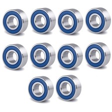 10 Packs 5203-2RS Double Row Angular Contact Ball Bearing 17mmX40mmX17.5mm