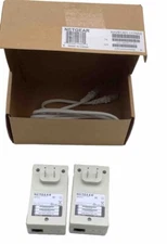 Lot of (2) Genuine NETGEAR XAV1301v2 Powerline 200 Mini Adapter Set