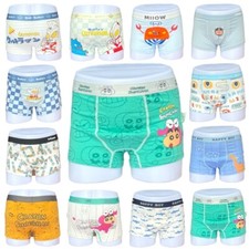 5 Pack BOYS Boxer Random Styles Cotton Materials Ages 2-16