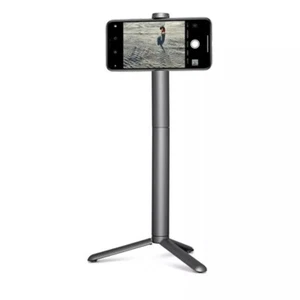 CliqueFie Trépied de bâton de selfie & Combo à distance Bluetooth Portable - Space gris