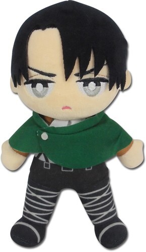 Attack on Titan 8" Levi Moveable Manga Ver. Plüschpuppe Anime - Bild 1 von 1
